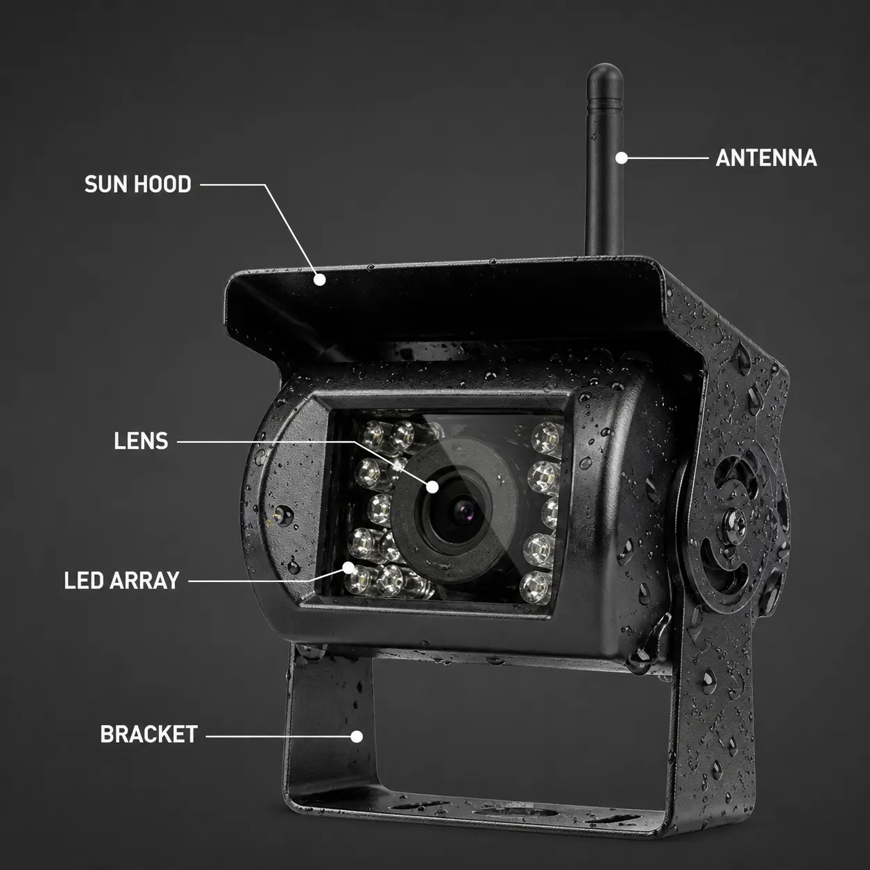 Wireless Vehicle Camera System detail view